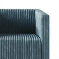 thumbnail image 4 of Castle Place Luxurious Corduroy Velvet Upholstered Sofa, Light Blue, 4 of 7