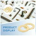 thumbnail image 3 of Uxcell Brass Flat Washer, 1 5/16" OD x 11/16" ID x 2mm Fenders Washers Assortment M18 Washer for Bolts,8 Pack, 3 of 6