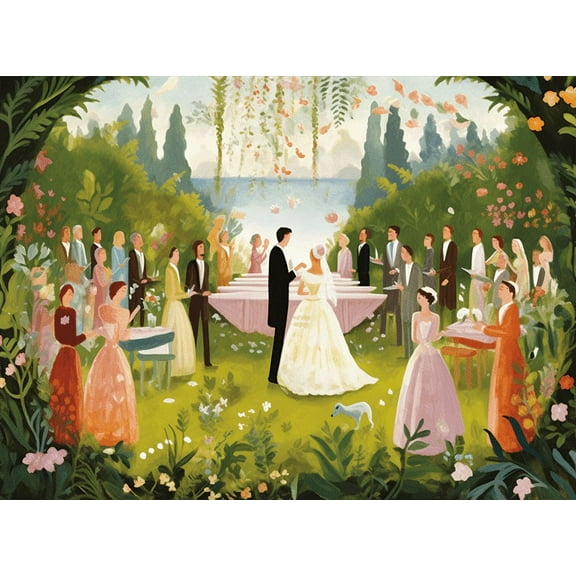 jigsaw Puzzles 500 pieces Romantic Wedding Gift for Wedding Outdoor, Park Formation wooden Challenging Puzzles Perfect for Game Nights 20.4'' x 14.9''