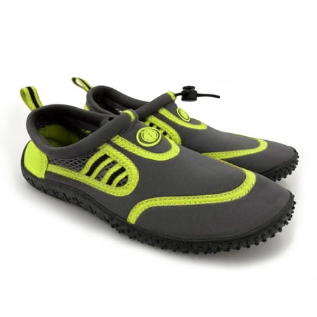 

Hardcore Water Sports Hardcore mens water shoes; Quick drying aqua socks for barefoot running swimming poolside fun at the water park camping yoga or surfing at the beach