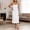 White, variant on Women Nightgown Adjustable Spaghetti Strap Nightgown Soft Round Neck Long Sleepshirt for Women Comfortable Rest