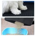 thumbnail image 3 of DEELLEEO Easy To Clean Cat Litter Mat Effortlessly Maintain Clean Home Safe And Non-toxic Cat Accessories Grey 30*30cm, 3 of 6