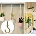 thumbnail image 5 of Minzimin 100Pcs Vinyl Coated Metal Cup Hook , Screw-in Ceiling Hooks for Hanging, 5 of 7