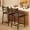 2PCS, variant on Ataucjin Counter Height Bar Stools Set Of 2/4 Upholstered Bar Chairs With Back And Footrest Modern Barstools Comfortable Kitchen Island Stools Bar Chairs With Metal Legs For Apartment