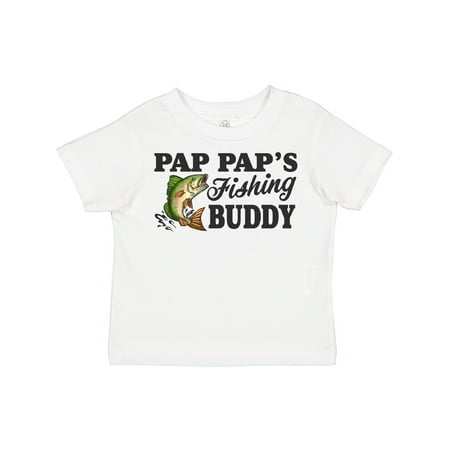 

Inktastic Pap Pap s Fishing Buddy Boys Toddler T-Shirt