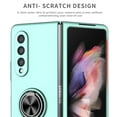 thumbnail image 6 of Nalacover Folding Case for Samsung Galaxy Z Fold4, Rotated Ring Holder Kickstand Rugged PC Shockproof Cover with Magnetic Car Mount Slim Fit Lens Protection Case for Samsung Galaxy Z Fold4, Skyblue, 6 of 8