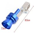 thumbnail image 3 of Car Turbo Sound Exhaust Whistle Pipe Exhaust Blow-Off Valve Simulator - Size M (Blue Color), 3 of 5