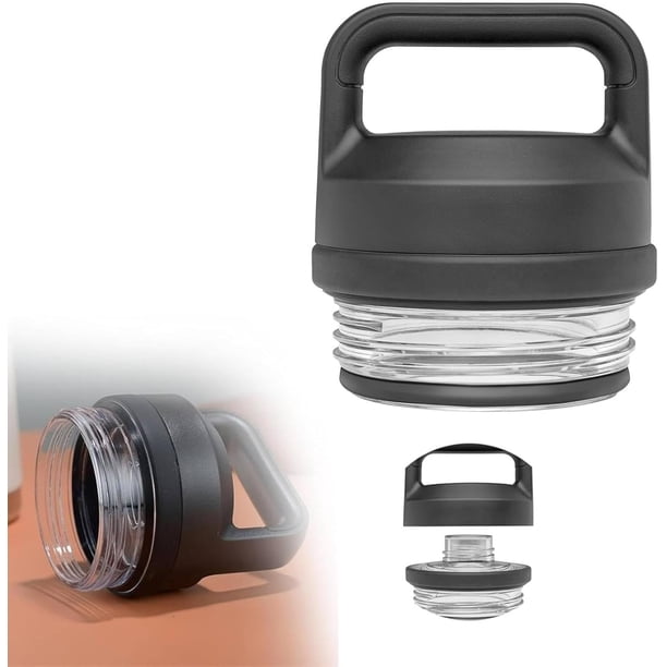 Genérico Tapa de Chug Compatible con Yeti Rambler Botella, Ajuste para 36 oz, 64 oz, Tapa de Repuesto para Botella de Agua, Diseño Universal a Prueba de Derrames
