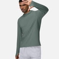 thumbnail image 5 of Maqroz UV Protection Clothing Men UPF 50+ Hooded Long Sleeve Athletic Workout Shirt Lightweight Quick Drying Fishing Hiking Jersey with Thumb Holes, 5 of 9