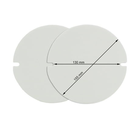 

Ceramic Fiber Paper Stove Door Glass Seal Flue Pipe Gasket Material 2mm Heat Resistant Up to 1200°C for Kiln Stove Furnace Glass Fusing