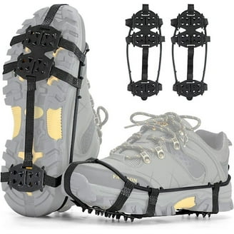 Fansrock 28-Spikes Crampons Ice Cleats, Anti-Slip Snow Grips for