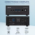 thumbnail image 4 of Computadora Escritorio Mini PC ASUS ExpertCenter PN42 Intel N100 16GB DDR4 SSD 256GB Monitor 24 Teclado Mouse Inalambrico W11H-T WiFi 6E BT 5.4 Punto de Venta, Estudio y multitarea, 4 of 6