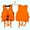 Orange, variant on 2025 Life jacket paddle board large buoyancy 140kg swimming water sports fishing rafting flood control surf club