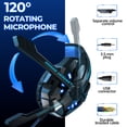 thumbnail image 4 of Auriculares Gaming VEATOOL ,PS4, PS5, Xbox One, PC y Portátil, con Luces LED, Mic con cancelación de Ruido, Sonido Envolvente 7.1 y Almohadillas Suaves, También Compatibles con Nintendo Serie X|S, 4 of 8
