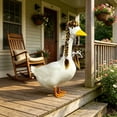 thumbnail image 2 of AuroraX Goose Clothes for Porch Goose Goose Outfit for Cement Goose 19 inch 17 inch with Wig Outdoor Yard Funny Hairpiece Porch Goose Accessories, 2 of 6