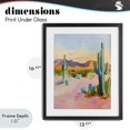 thumbnail image 4 of Stupell Industries Modern Cactus Desert with Soft Sunset Black Framed Print Under Glass, 13 x 16, by The Prints Vibe, 4 of 8