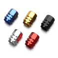 thumbnail image 6 of 4pcs Automobiles Motorcycles Airdust Aluminum Alloy Rim Stem Covers Tire Valve Caps Tyre Cap Car Wheel Accessories RED, 6 of 8