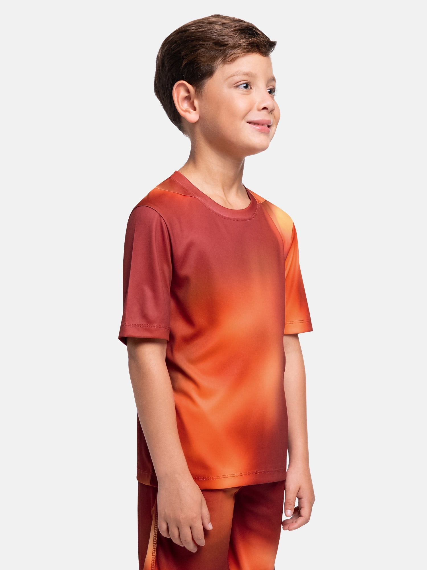 Athletic Works Boy's Short Sleeve Core Active T-Shirt 2-Pack, Sizes 4-18 & Husky