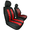 Red, variant on Auto Drive Nile Polyester Seat Cover, 2-pack, Airbag Safe, Fits Most Vehicles