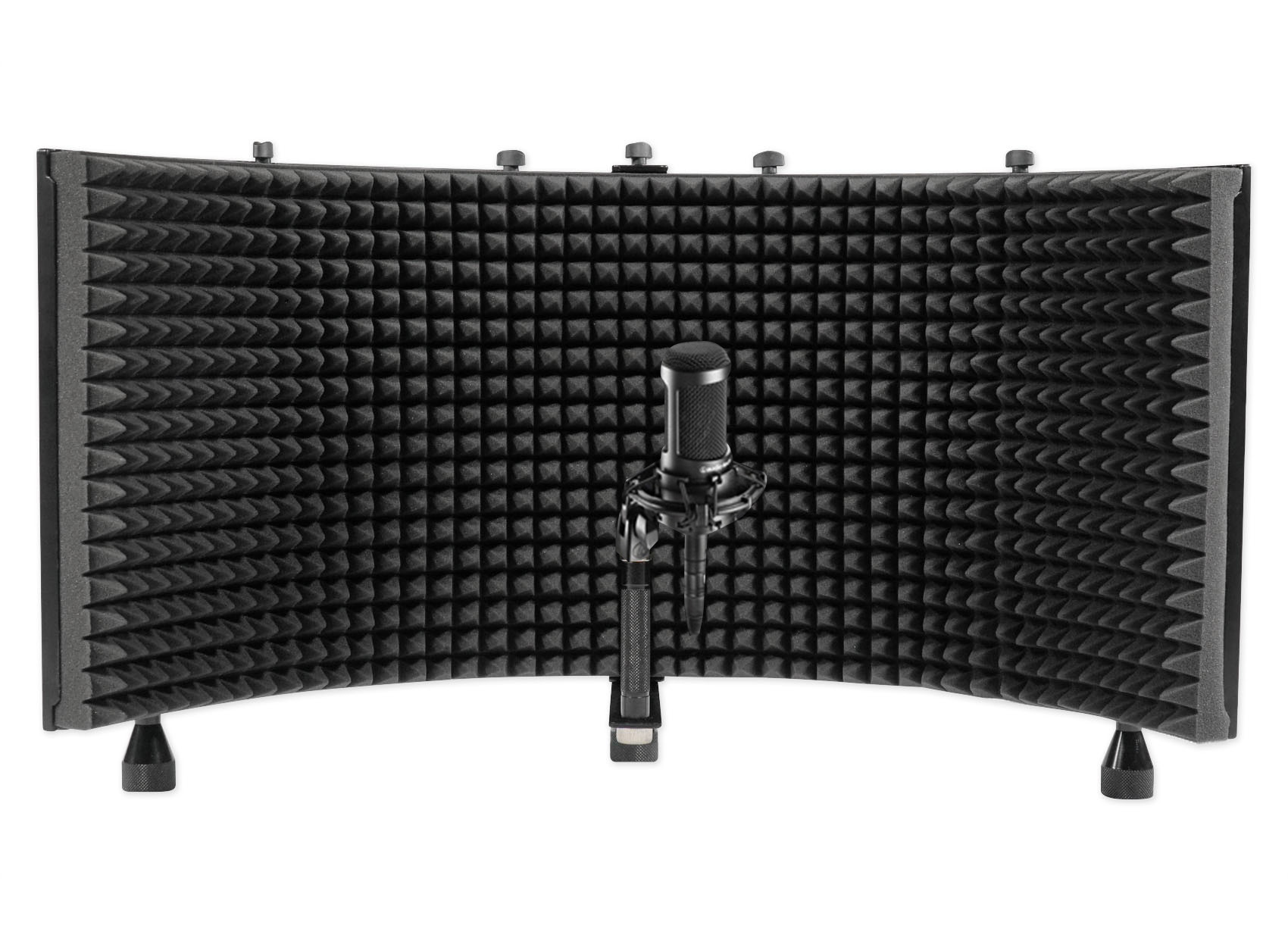 Audio Technica AT2035 Condenser Studio Microphone Mic + Case + Isolation Shield - image 1 of 10
