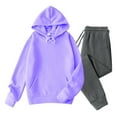 thumbnail image 4 of FDGIU Men's Oversized Fleece Hoodie - Long Sleeve Sweatshirt, 2025 Fall Winter Casual Wear, 4 of 7