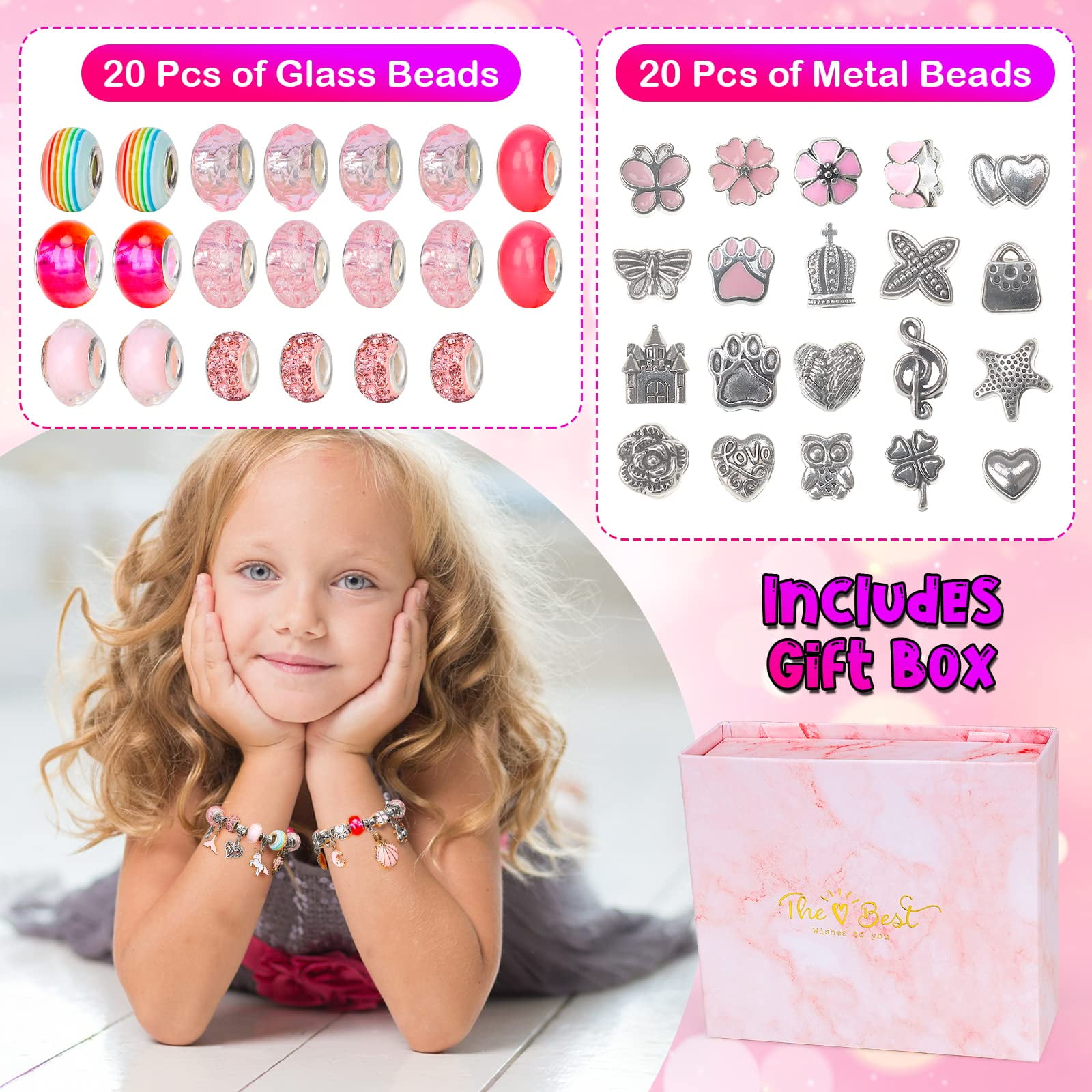 J.NINA Little Girls Jewelry Gifts for 7 Year Old Girls Kids - Import It All