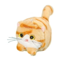 Cat Plush Toys Stuffed Animal Wind Up Toy for 3 4 5 6 7 Year Old Kids, 3.2" Wind Up Plush Stuffed Toys Doll for Girls Boys Christmas Birthday Baby Shower Gifts, Kids Christmas Stocking Stuffers