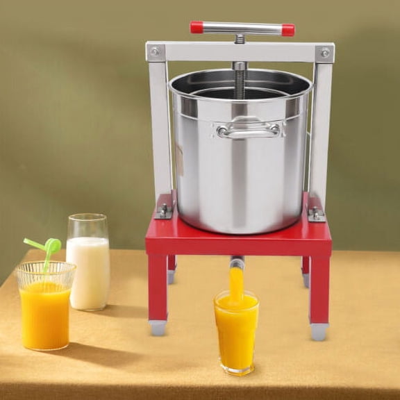 13.25L Fruit Press Honey Presser Stainless Pressing Plate Cider Wine Press Hot