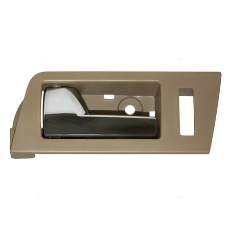 2008 Mazda Tribute Hybrid Drivers Inside Front Camel Bezel w/ Chrome Door Handle Replacement for Ford Escape Mazda Tribute Mercury Mariner & Hybrid ZZCA59-30325 ()