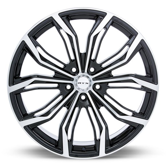 RTX (RTX) 082424 Black Widow Noir Usiné 18x8 5x108 ET40 CB63.4