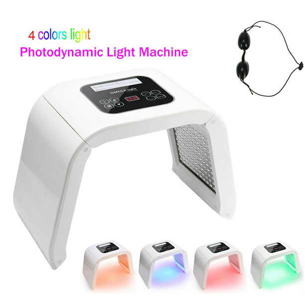 elleve Stor eg internettet Gupbes 7 Color LED Therapy Light, P-DT Facial Skin Care tools, Skin  Tightening Lamp SPA Face Device, Beauty Salon Equipment Anti-aging Remove  Wrinkle with Protection Blindfold - Walmart.com