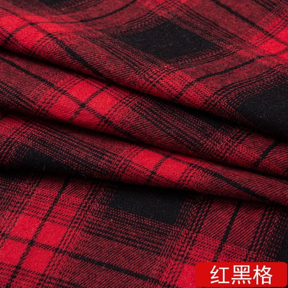 Namzi Checkered Fabric,Soft and Comfortable Fabric for DIY Sewing Handmade Wear,Shirts,Skirts,Pants,39*57in,Color 7