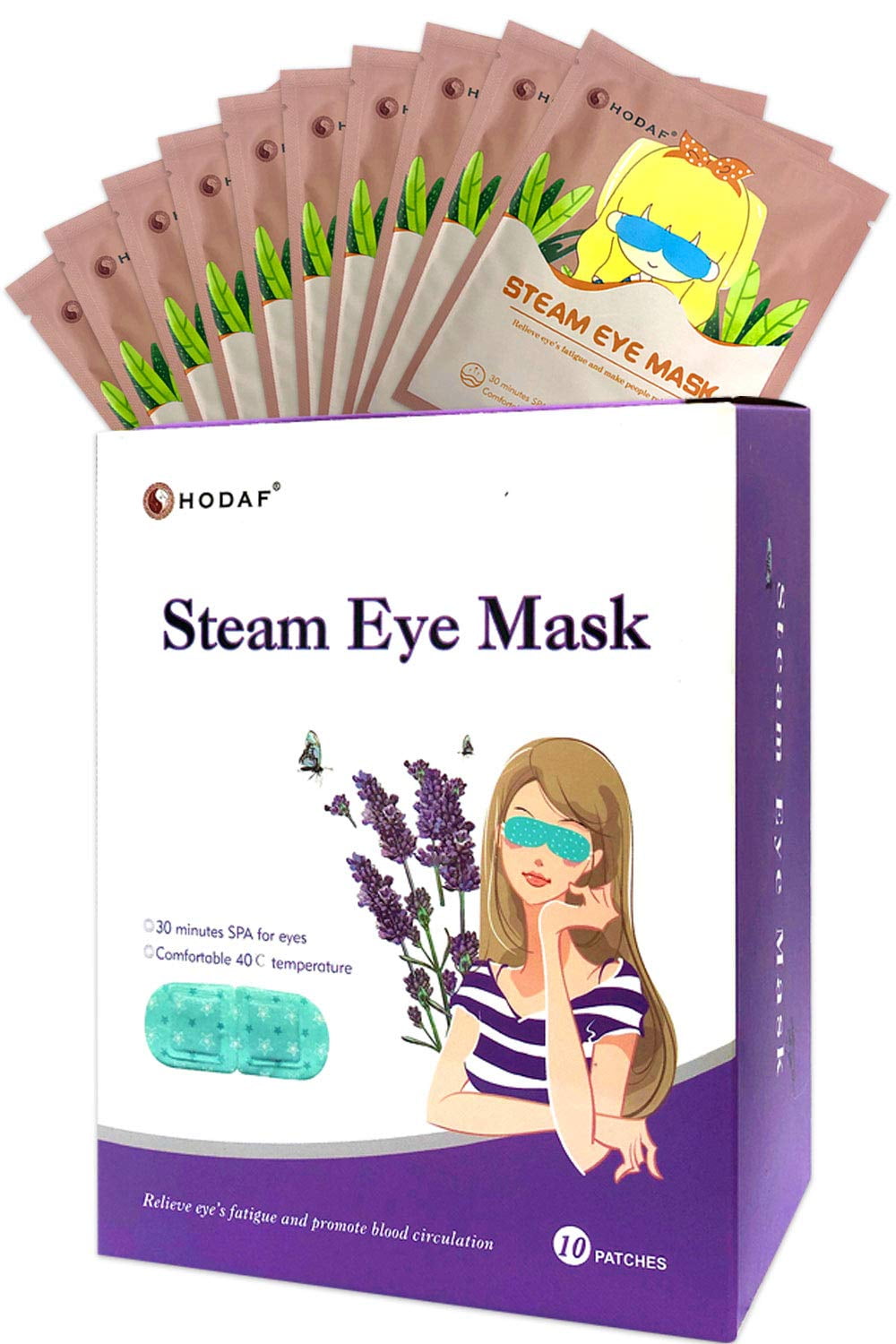 Gentle Steam Eye Heat Mask, Hawwwy 10 Pack, The Best Heating Eye Mask