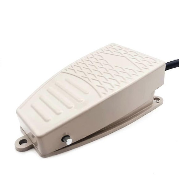 Interruptor de pie, 380 V CA, 220 V CC, normalmente abierto, carcasa de aluminio, momentáneo, para máquinas herramienta.