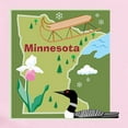 thumbnail image 2 of CafePress - Minnesota Map Infant Bodysuit - Baby Light Bodysuit, Size Newborn - 24 Months, 2 of 4