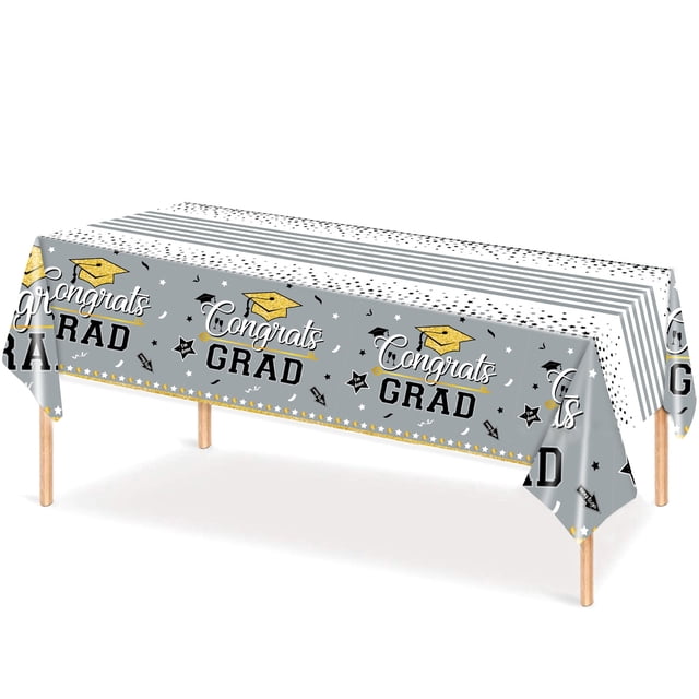 LCXmlly Wallmounted Graduation Tablecloth Antiscratch Antistain Graduation Print Decoration for 2023 Ceremony Dinner