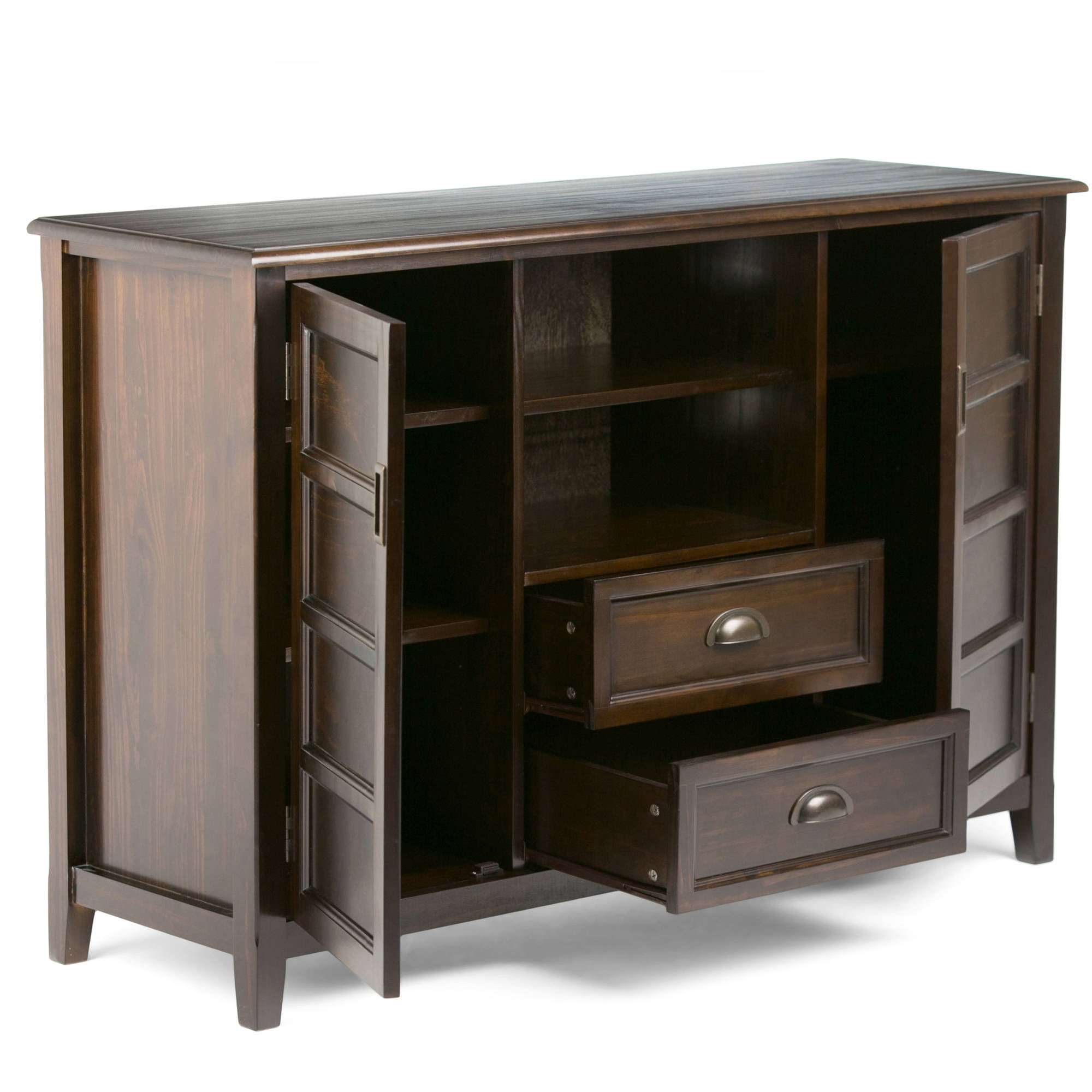 Simpli Home Burlington Tall Tv Media Stand Com