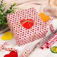 thumbnail image 7 of 100 Pcs Valentine's Day Wax Paper Sheets - Deli Paper, Sandwich Wrap, Candy & Cookie Wraps - Waterproof, Oil-proof Picnic Basket Liners with Heart Pattern for Kitchen & Handmade Food, 7 of 7