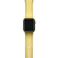 thumbnail image 3 of Posh Tech Gold Metallic Silicone Band for Apple Watch Series 1-8 for Size 42mm/44mm/45mm/49mm, 3 of 4
