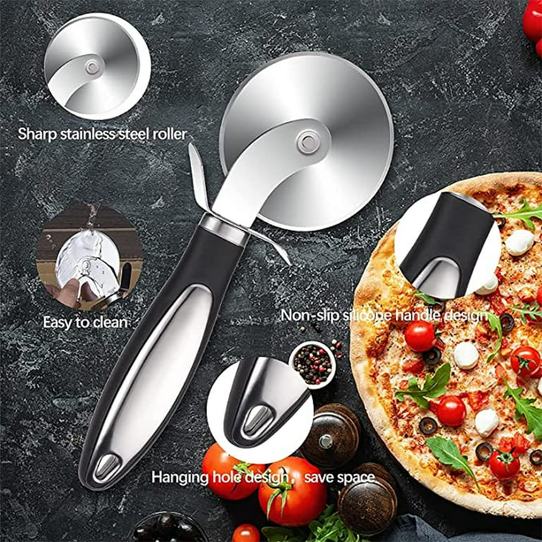 The Italian Kitchen Professional Pizza Dough Scraper, Stainless Steel  Triangular Pizza Dough Spatula…See more The Italian Kitchen Professional  Pizza