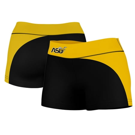

Women s Black/Gold Alabama State Hornets Plus Size Curve Side Shorties