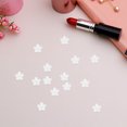 thumbnail image 4 of COMPUKAS 150Pcs Glass Flower Beads and Clear Petal Caps for DIY Jewelry Making with Gradient Cherry Blossom Design, 4 of 8
