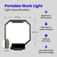 thumbnail image 2 of Luz de Trabajo LED Portátil Feit Electric 1000 Lúmenes 3 Modos, 2 of 8