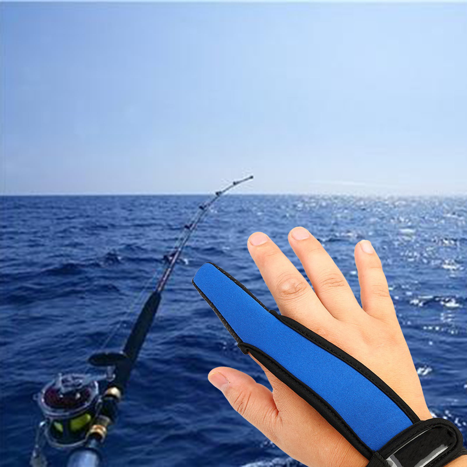 Fishing Gloves Single Finger Protector Fishermen Non-Slip Glove Sea Accessori I 