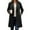 Black, variant on ClodeEU Long Wool Coats for Women ,Notched Lapel Single Breasted Long Jacket,Winter Casual Trench Coat Outerwear Army Green,Womens Plus L