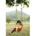 thumbnail image 2 of PLAYBERG Red Plastic Baby and Toddler Swing Seat with Hanging Ropes, 2 of 5