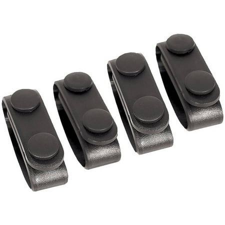 Blackhawk Nylon Belt Keepers - BLACKHAWK BELT KEEPER SET OF 4 BLACK NYLON