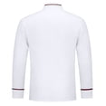 thumbnail image 6 of GrmtClth Chef Coats for Men Double-Breasted Bakery Cook Coat Long Sleeve Cozy Comfy Work Uniform White XL, 6 of 6