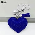 thumbnail image 2 of Ludlz Romantic Dazzling Rhinestone Love Heart Charm Pendant Fringe Keychain Keyring, 2 of 7