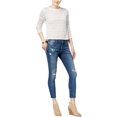 thumbnail image 1 of DL1961 Jeans Florence Ripped Skinny Fit para mujer, azul, 28 DL1961 Ceñido, 1 of 2